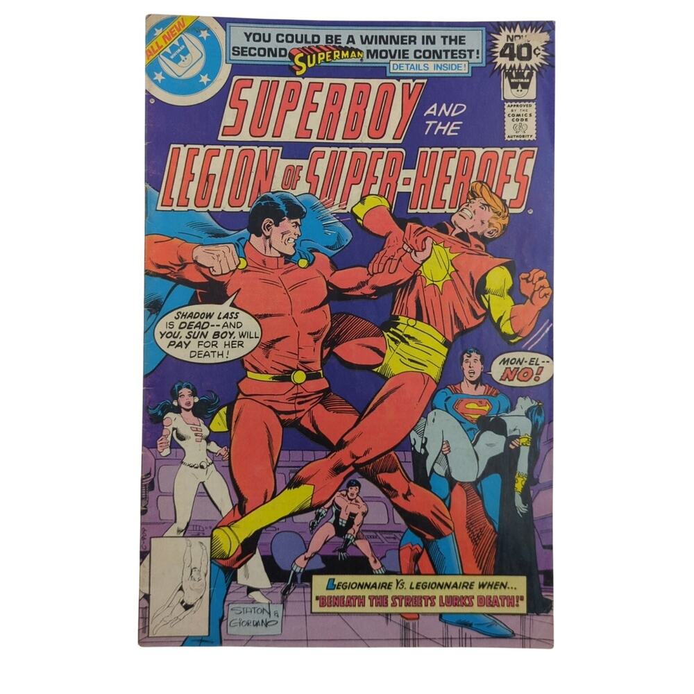 Superboy and the Legion of Super-Heroes #248 DC Comics 1978 Bronze Age VF FN